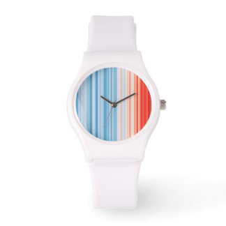 Climate Crisis Warming stripes  Armbanduhr