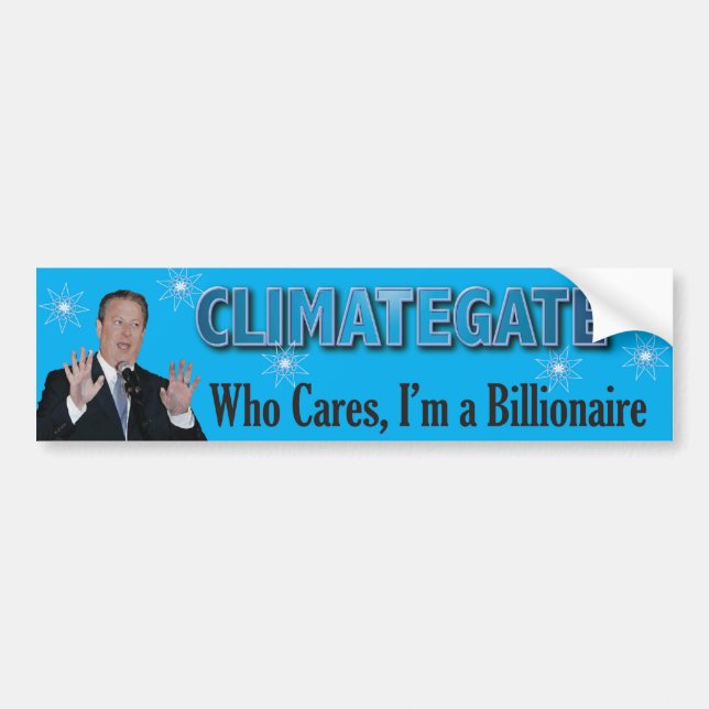 Climategate Bump2 Autoaufkleber (Vorne)