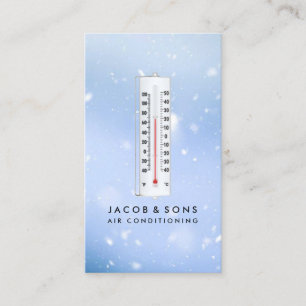 Climatisation Chauffage Carte de visite de refroid