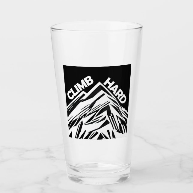 Climb Hard Mountainering Glas (Vorderseite)