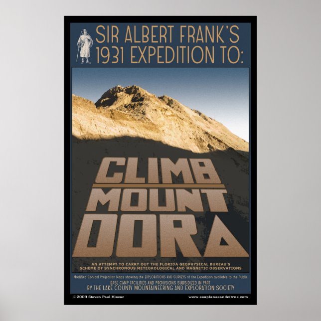 Climb Mount Dora Poster (Vorne)