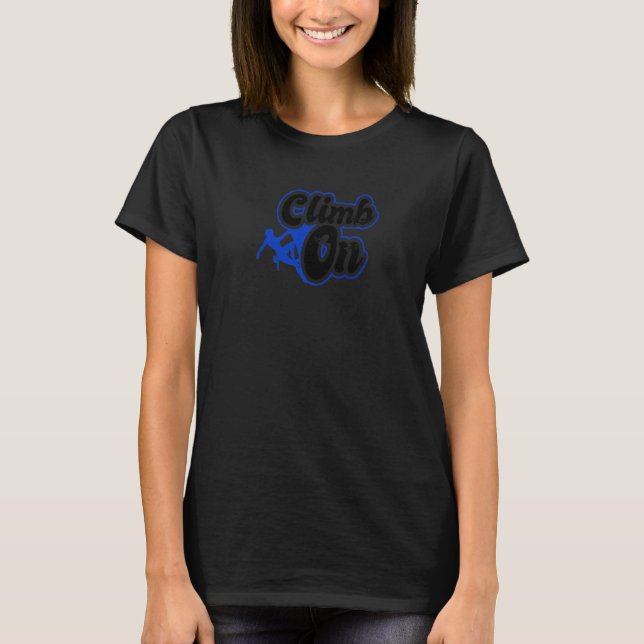 Climb on Bouldering T-Shirt (Vorderseite)