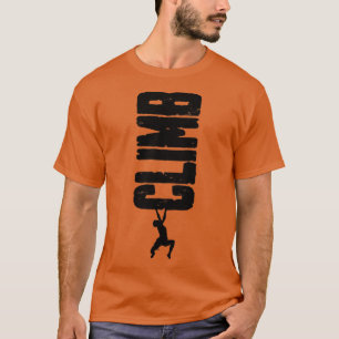 Climb Rock Climbing Bouldering Vintag Vertikal Cl T-Shirt