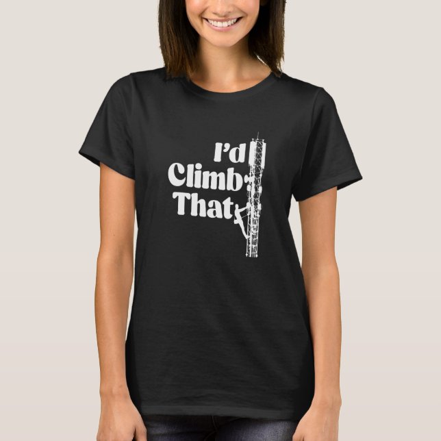 Climb That Cell Tower Technician Linemen Tower Cli T-Shirt (Vorderseite)