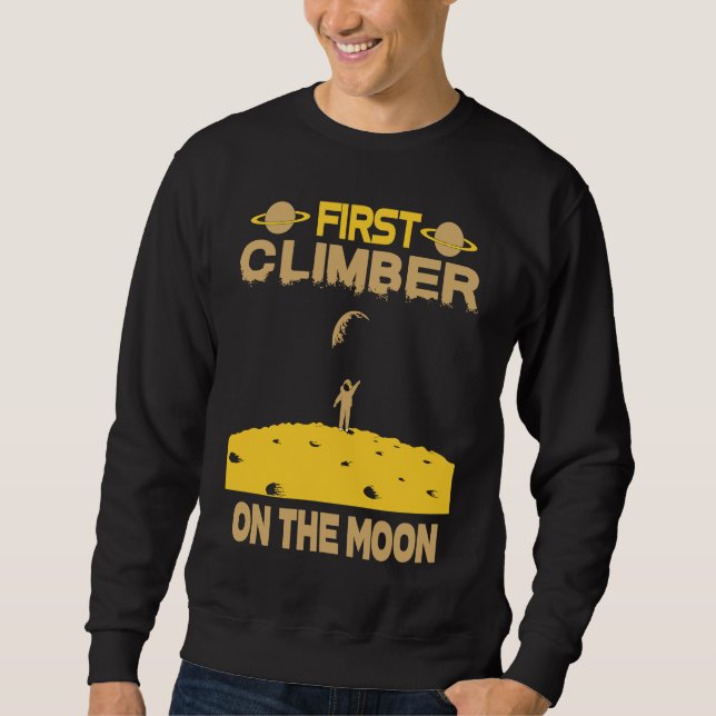 Climber On The Moon Sweatshirt (Vorderseite)