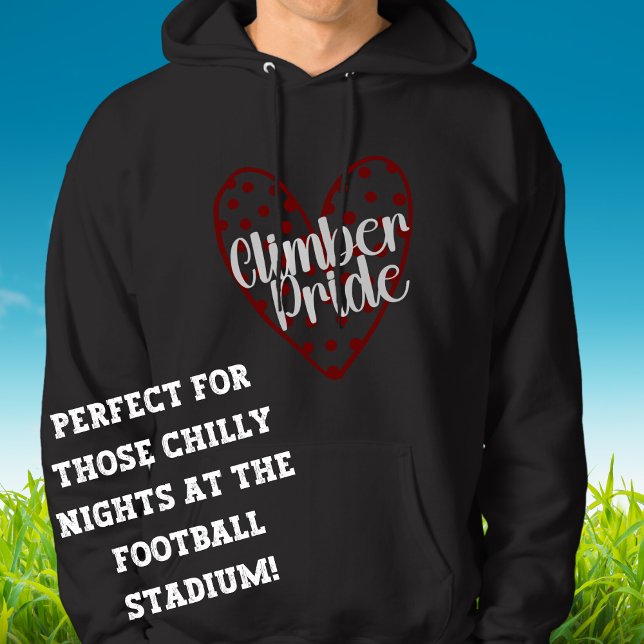 Climber Pride Polka Dot Heart Hoodie (Von Creator hochgeladen)