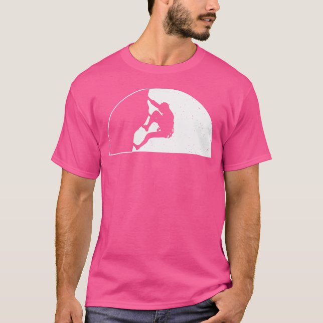 Climber Sport Climbing Bouldering T-Shirt (Vorderseite)