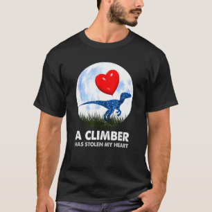 Climber t rex Dinosaur Spaß T-Shirt