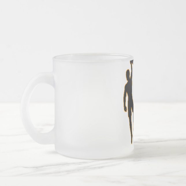 Climbers coffee mug mattglastasse (Links)