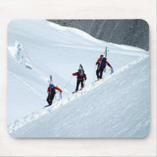 Climbers, Mont Blanc, Frankreich Mousepad