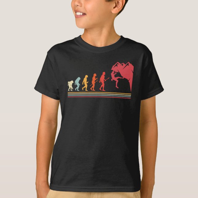 Climbing Evolution T-Shirt (Vorderseite)