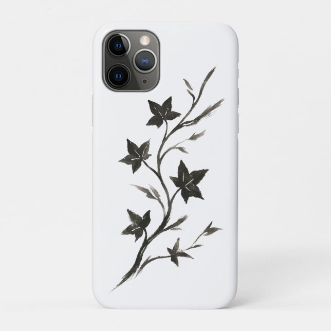 Climbing Vine – Minimalist Botanical Brush Art on Case-Mate iPhone Hülle (Rückseite)