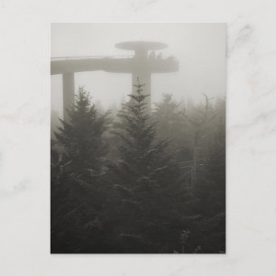 Clingmans Dome in Nebel - GSMNP - Postkarte