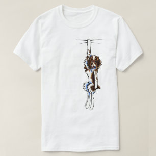 Clingy Liver White Springer Spaniel T-Shirt