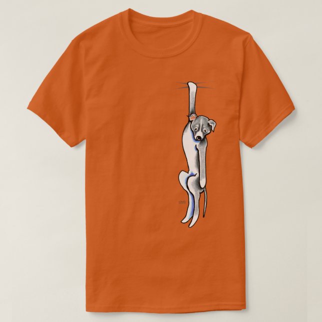 Clingy Pit Bull Staffordshire T - Shirt (Design vorne)