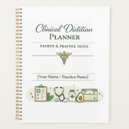 Clinical Dietitian Planner Patient &Practice Notes Planer