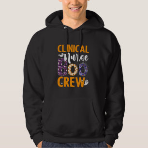Clinical Nurse Boo Crew Beängstigend Nurse Hallowe Hoodie