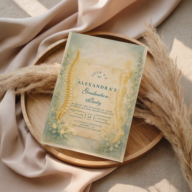 Clinical Physical Therapy Graduation Einladung (Von Creator hochgeladen)