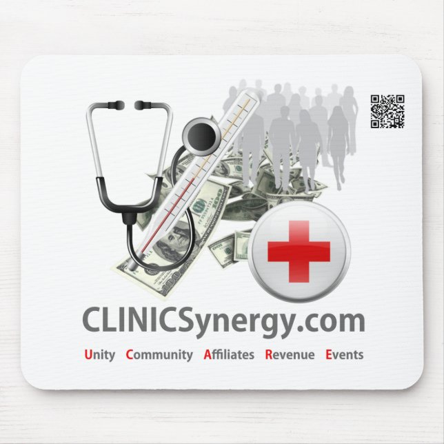 CLINICSynergy - Maus-Pad Mousepad (Vorne)