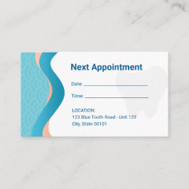 Clinique dentaire Dentiste Carte de visite de rend