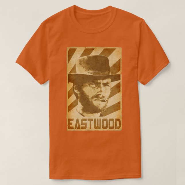 Clint Eastwood Retro Propaganda T-Shirt (Design vorne)