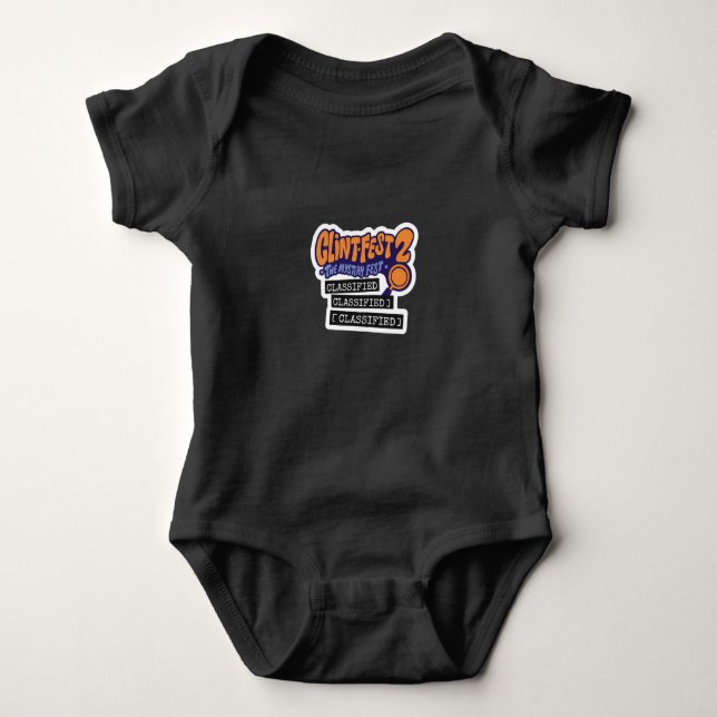 Clintfest 2 Merch Baby Strampler (Vorderseite)