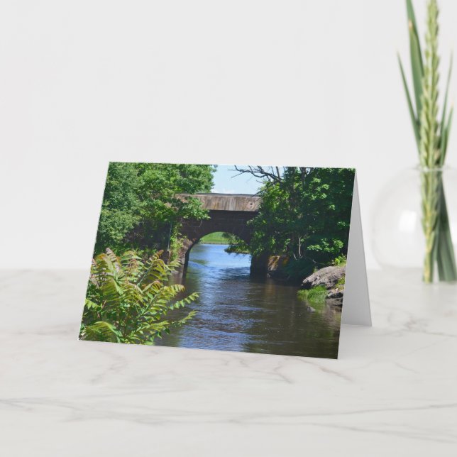 Clinton Bridge Notecard Karte (Vorderseite)