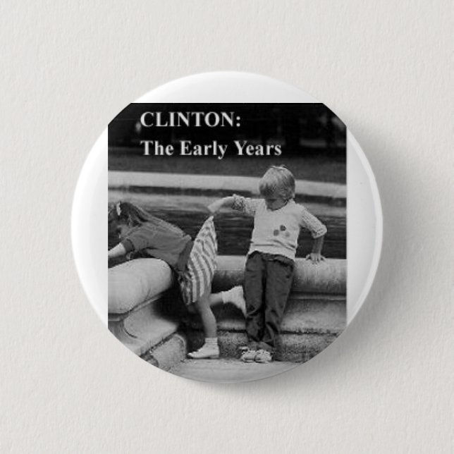 Clinton das Jahr-Button Button (Vorderseite)