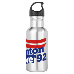Clinton Gore 92 retro 90s bill clinton al gore Edelstahlflasche