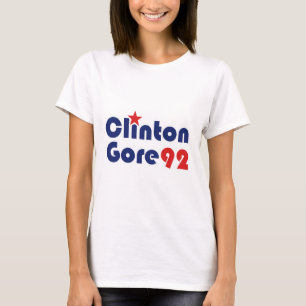 Clinton Gore 92 Retro-Demokrat T-Shirt