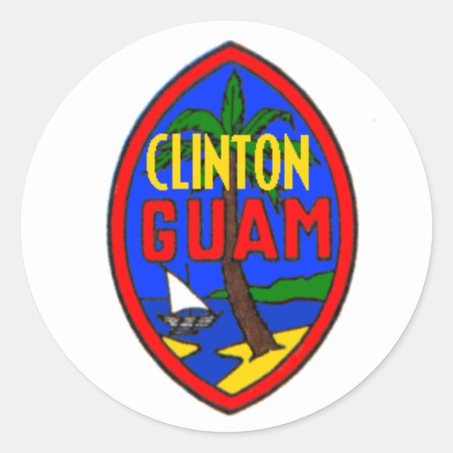 Clinton GUAM Sticker (Vorderseite)