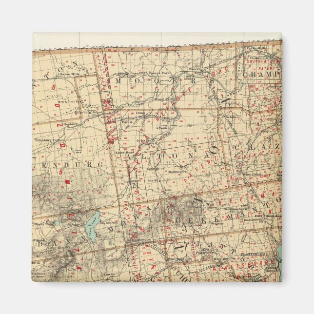 Clinton Landkreis Magnet (Vorne)