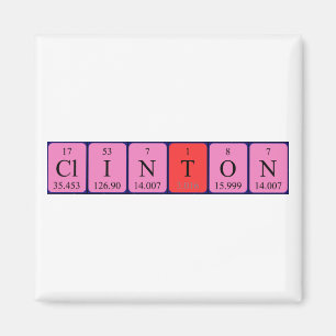Clinton Periodenmagnet Magnet