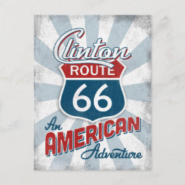 Clinton Route 66 Vintag America Oklahoma Postkarte