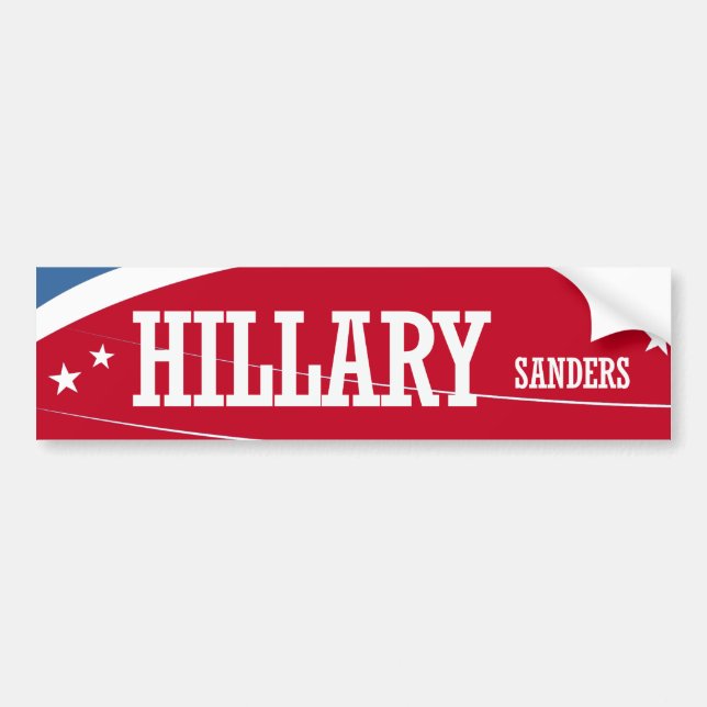 Clinton-Sandpapierschleifmaschinen 2016 Autoaufkleber (Vorne)