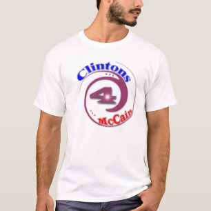 clintons4McCain politisches Kundgebungs-Shirt T-Shirt