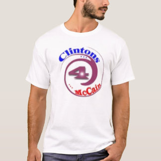 clintons4McCain politisches Kundgebungs-Shirt T-Shirt