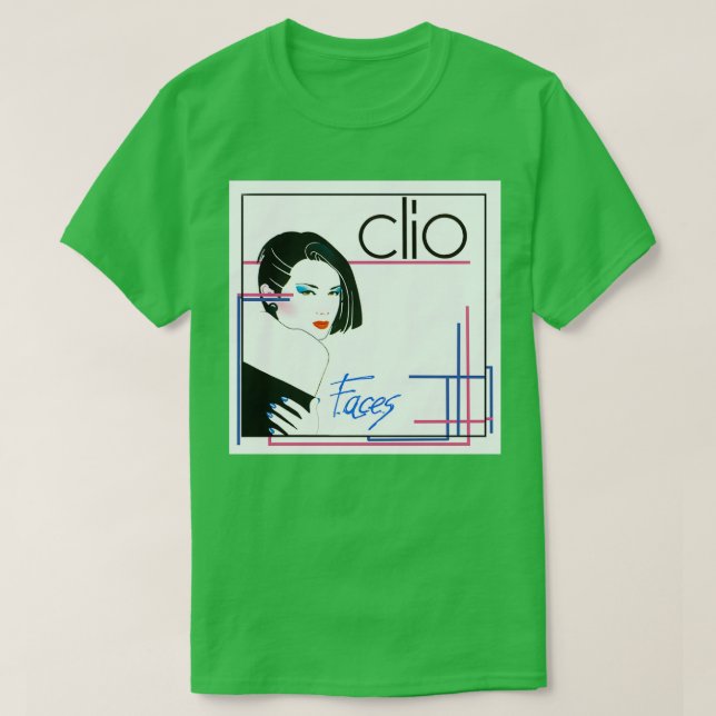 Clio Faces T-Shirt (Design vorne)