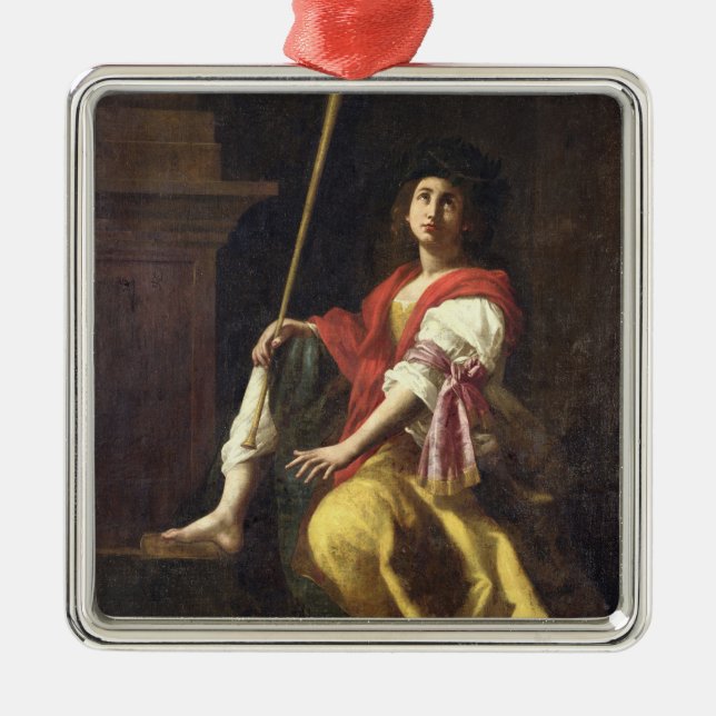 Clio, Muse von Geschichte, 1624 Ornament Aus Metall (Vorne)