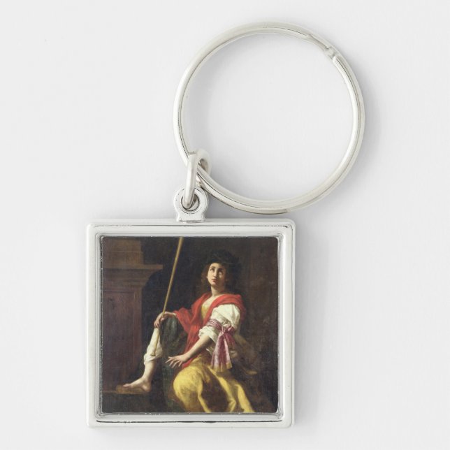Clio, Muse von Geschichte, 1624 Schlüsselanhänger (Vorne)