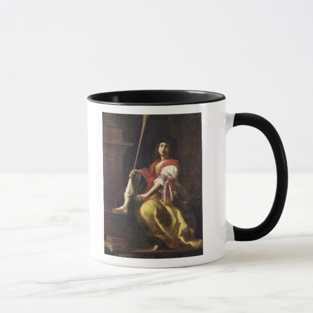 Clio, Muse von Geschichte, 1624 Tasse (Rechts)
