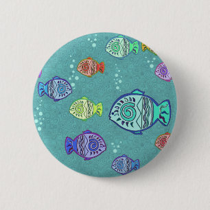 Clip Art Fish Muster + Ihre Ideen Button