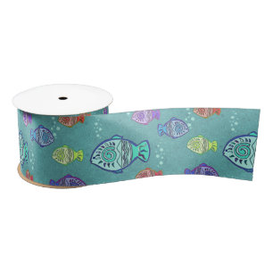 Clip Art Fish Muster + Ihre Ideen Satinband