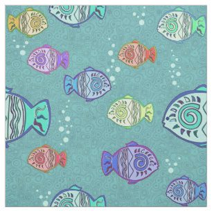 Clip Art Fish Muster + Ihre Ideen Stoff