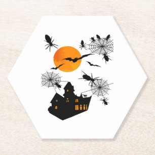 Clip-Art Halloween-Frohes Halloween Untersetzer