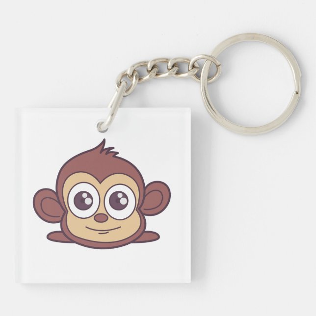 Clipart de singe mignon (Dos)