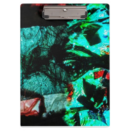 Clipboard dark blue abstract recycle color klemmbrett