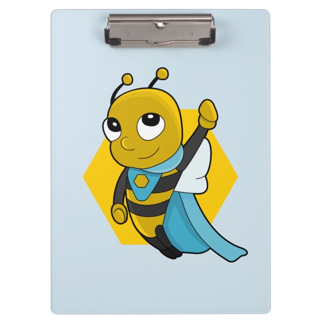 Clipboard für Superhero-Cartoon Klemmbrett (Vorderseite)