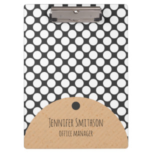 Clipboard im modernen geometrischen Stil Klemmbrett