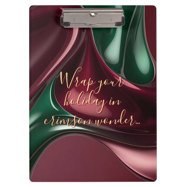 Clipboard in stylish graphic klemmbrett (Vorderseite)